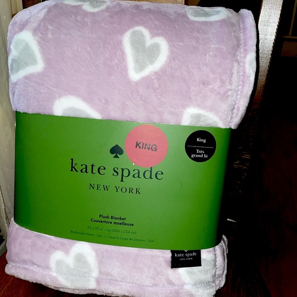 πHPπππ©Άβ οΈKATE SPADE β οΈ NWT! King Size Soft & Plush Blanket! - Picture 5 of 14